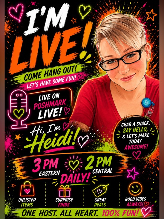 Heidi Other - Heidi's Live Show Flyer